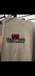 HOODIE-Crabby Attitude LOGO-Tan