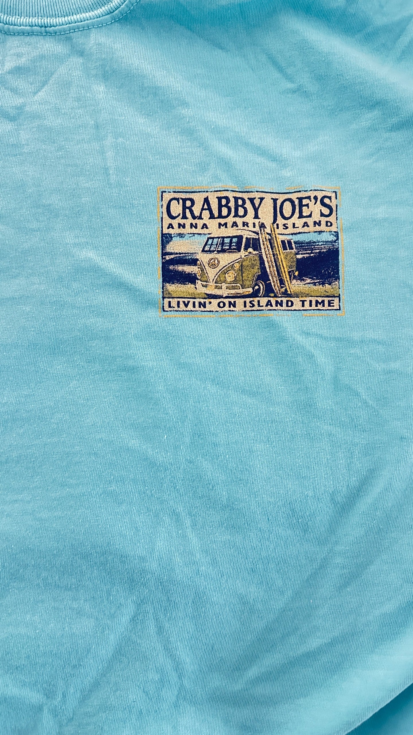Crabby Attitude Bus Island Time Tee