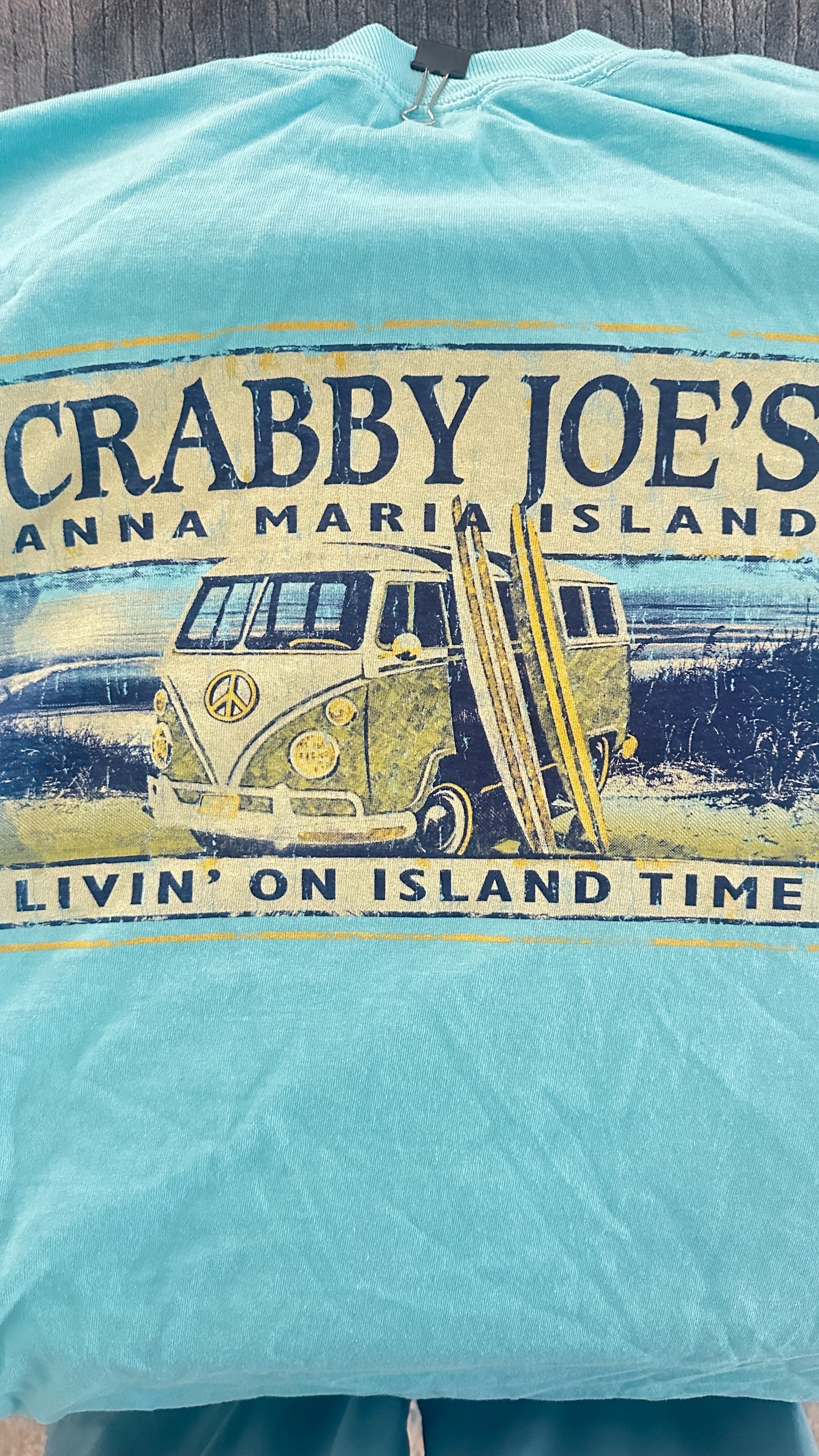 Crabby Attitude Bus Island Time Tee
