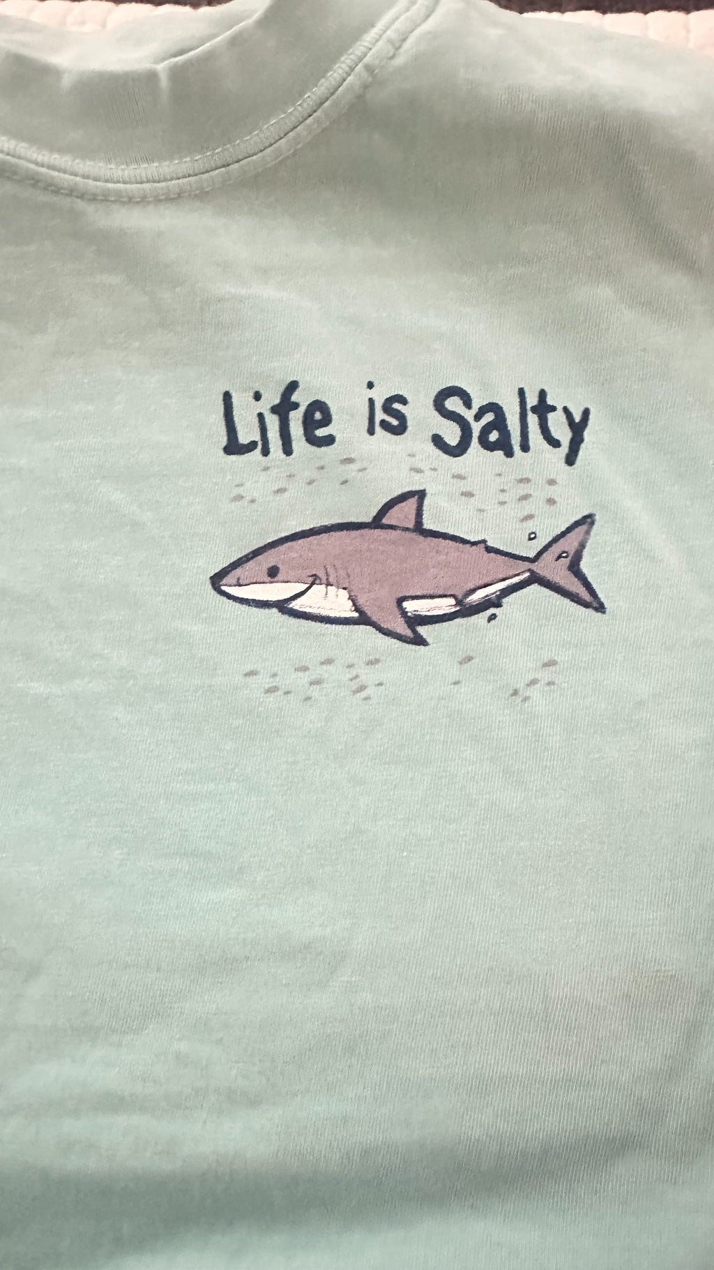 Crabby  Attitude Life Is Salty Shark Tee