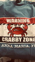 CRABBY ATTITUDE-CRAB ZONE-TEE