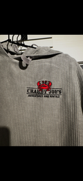 HOODIE-Crabby Attitude LOGO-Gray