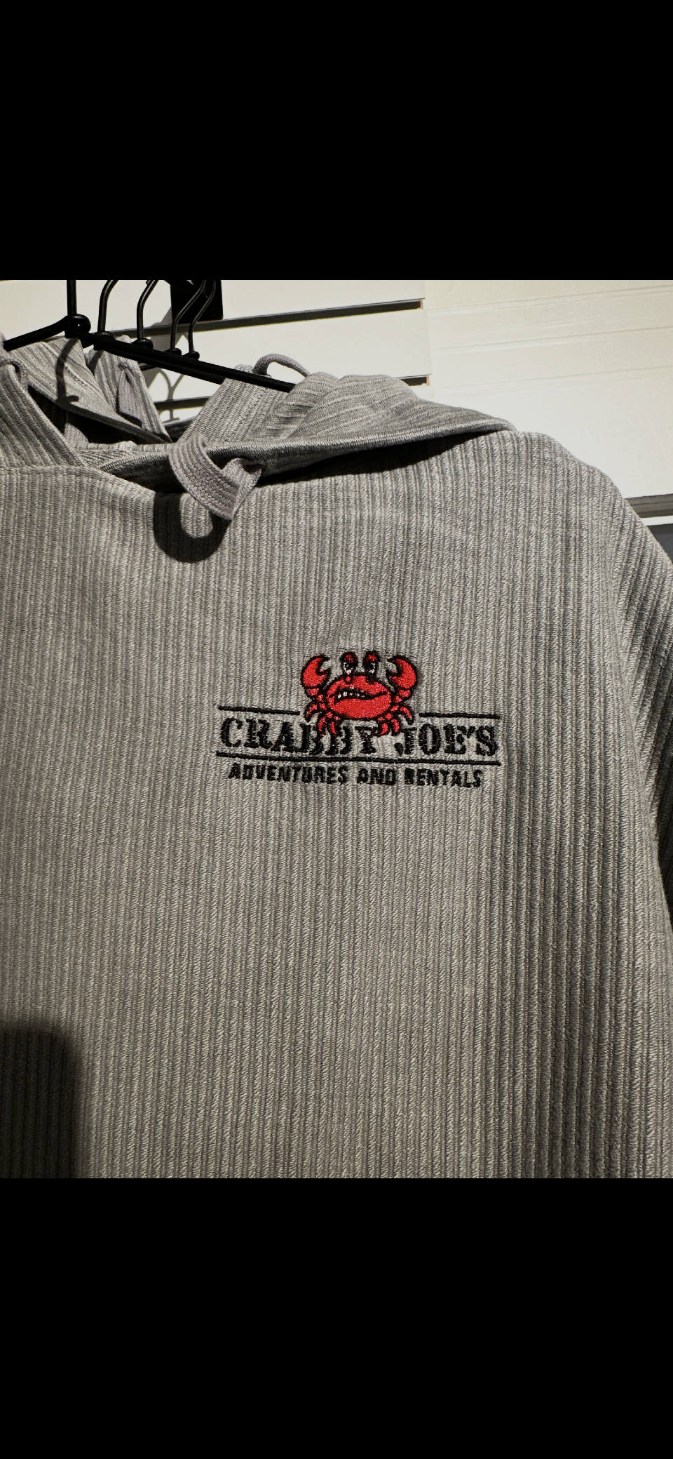 HOODIE-Crabby Attitude LOGO-Gray