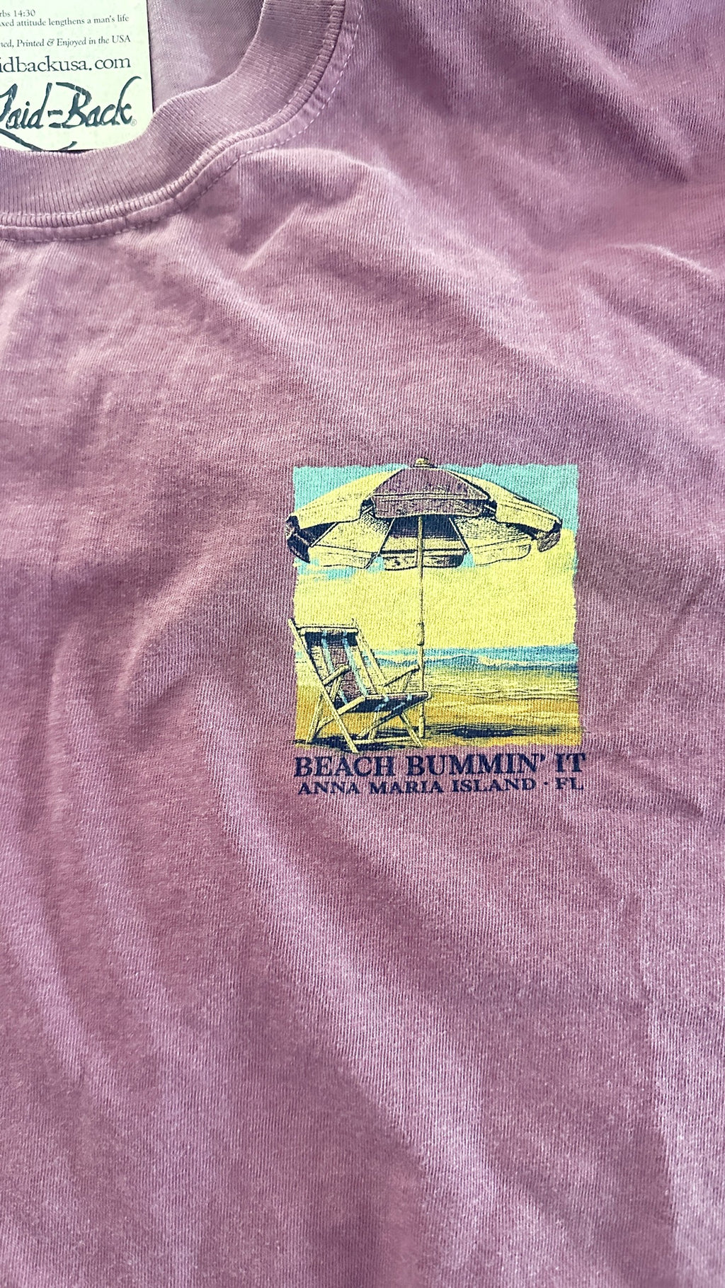 Crabby Attitude Beach Bummin It Tee
