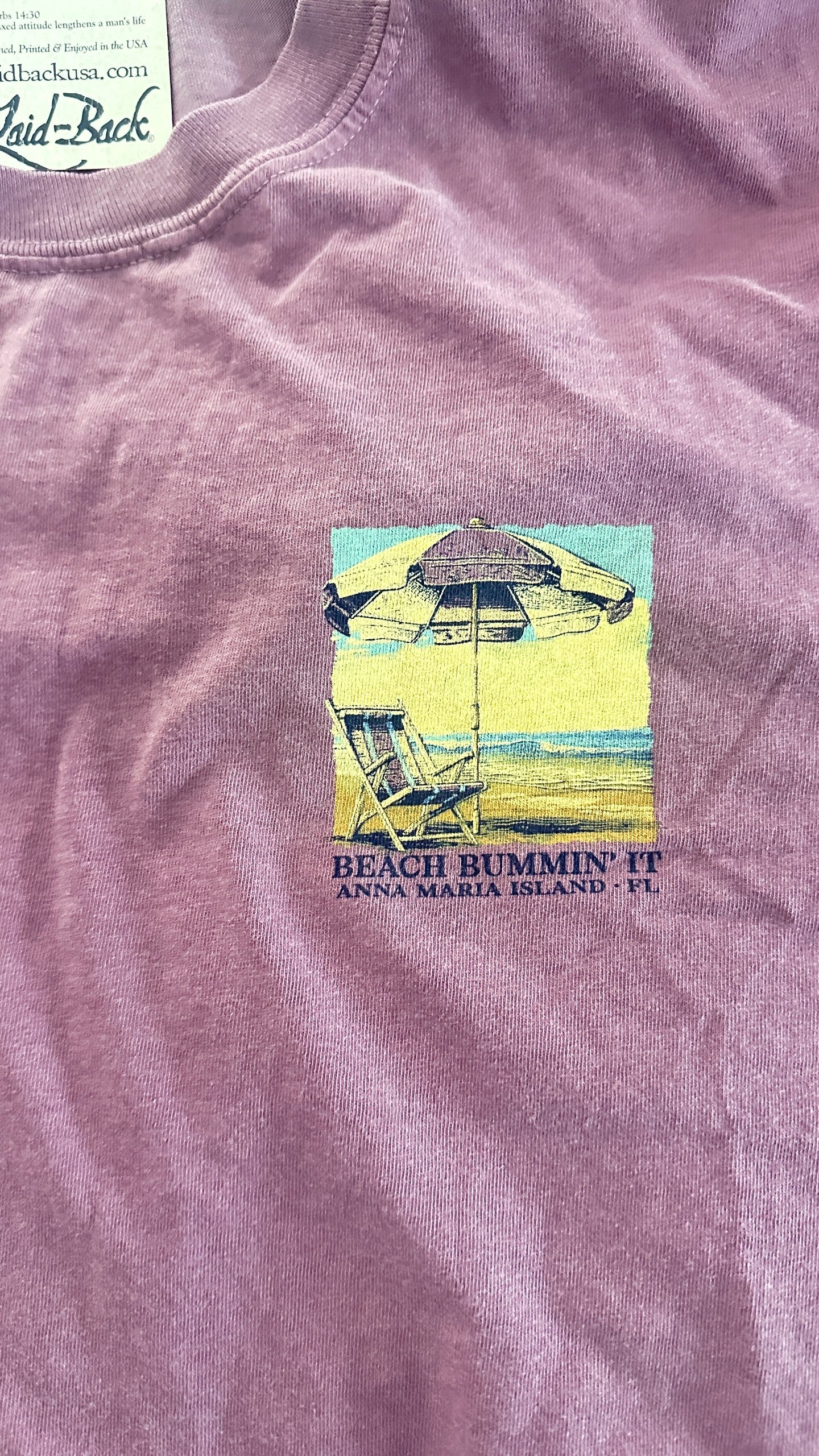 Crabby Attitude Beach Bummin It Tee